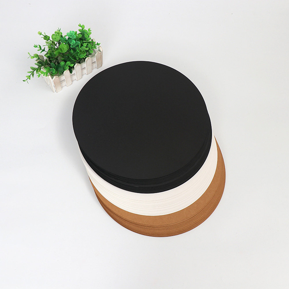 20Pcs Round Kraft Craft Paper  - Wedding Card Box ulasan dan harga