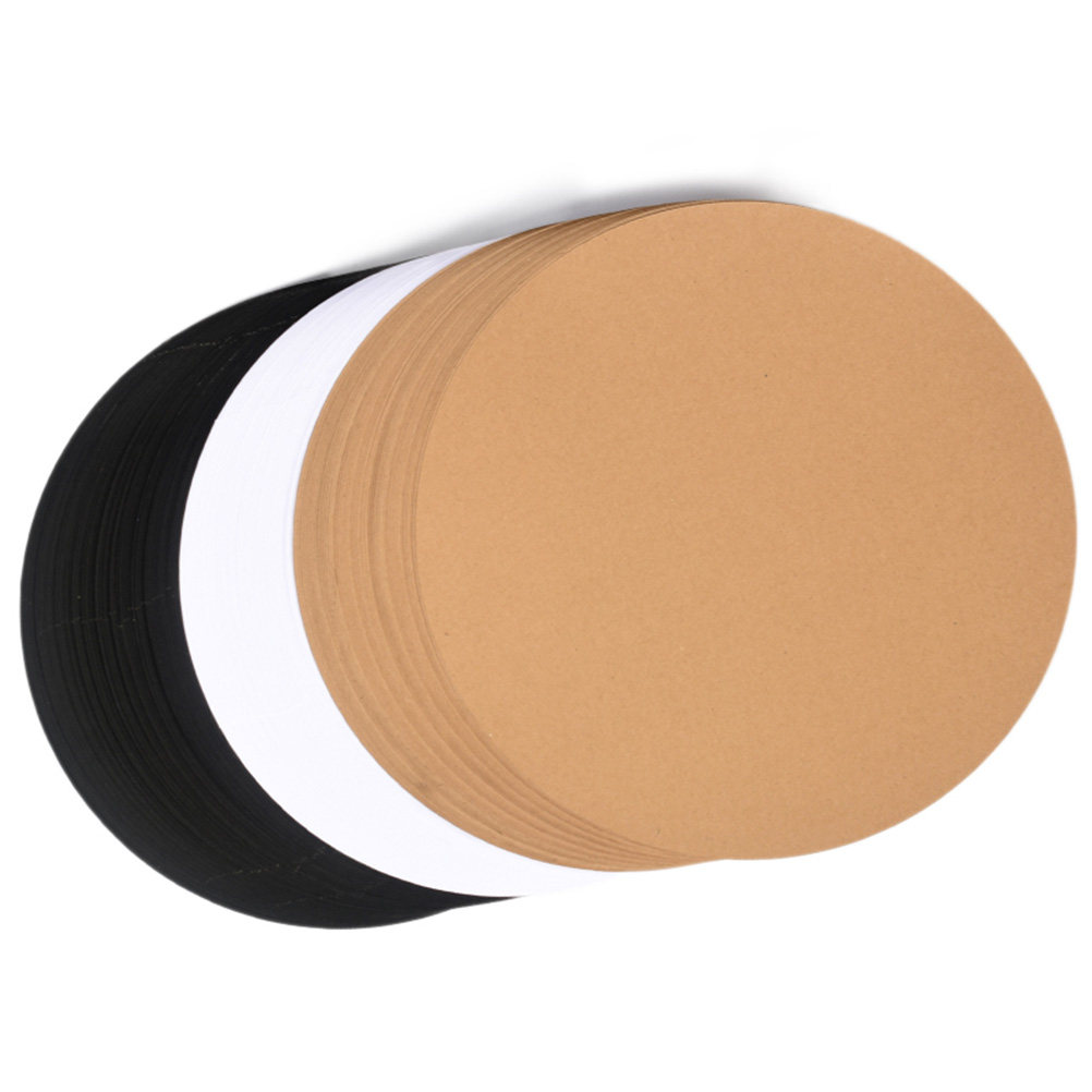 20Pcs Round Kraft Craft Paper  - Wedding Card Box ulasan dan harga