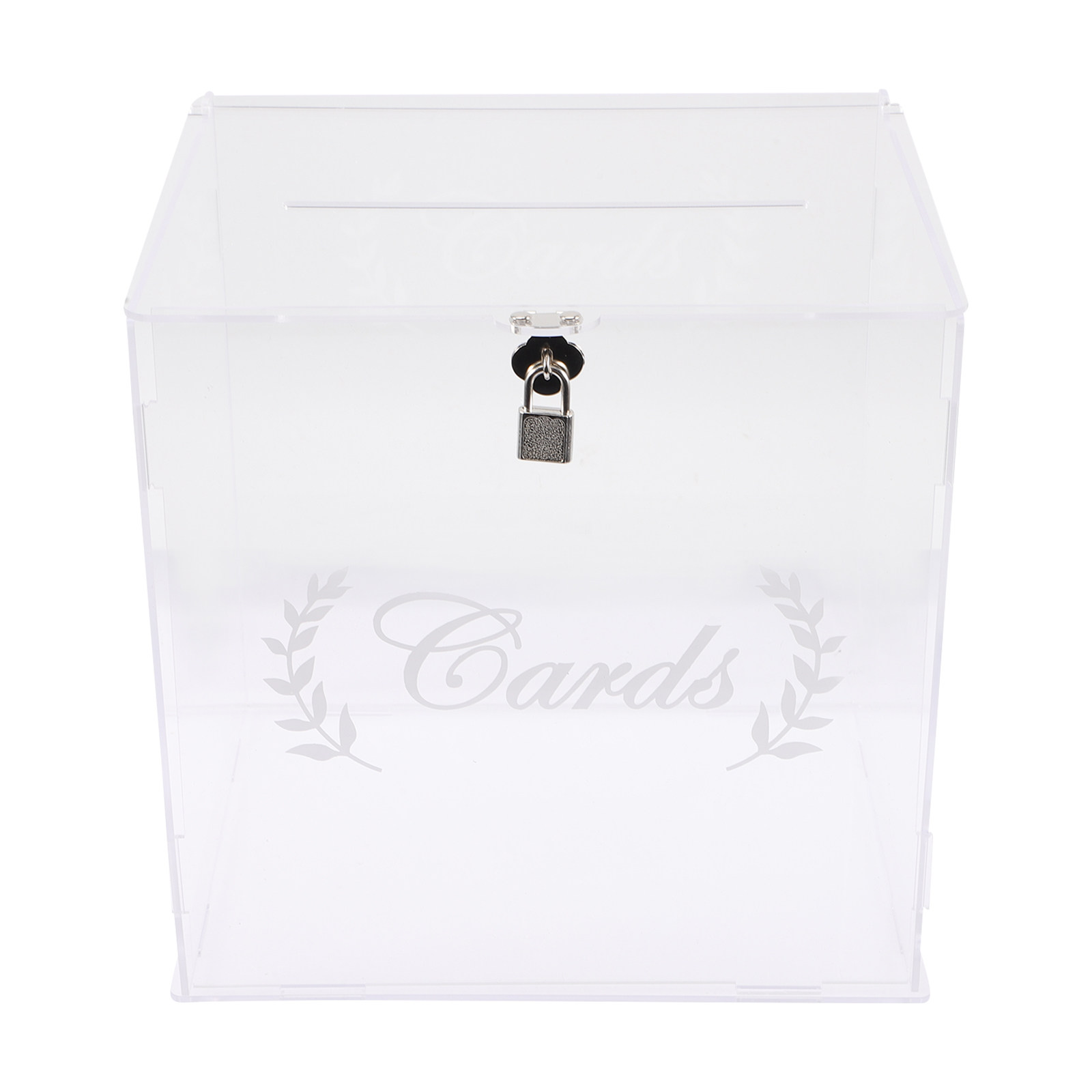 Acrylic Transparent Wedding Ca - Wedding Card Box ulasan dan harga